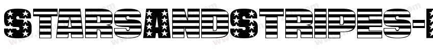 StarsAndStripes-Plain Regular字体转换